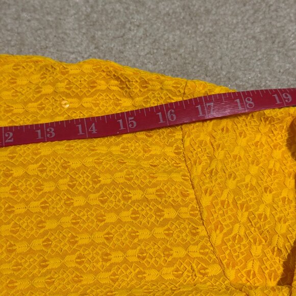 [NEW] Indian Pakistani Men Kurta Top Yellow Small - Picture 3 of 10